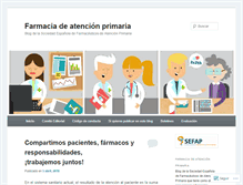 Tablet Screenshot of farmaciadeatencionprimaria.com